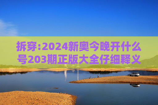 拆穿:2024新奥今晚开什么号203期正版大全仔细释义、解释与落实