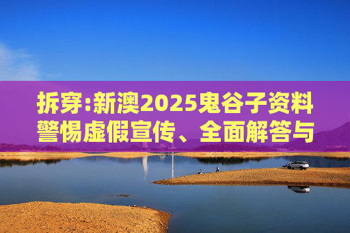 拆穿:新澳2025鬼谷子资料警惕虚假宣传、全面解答与解释