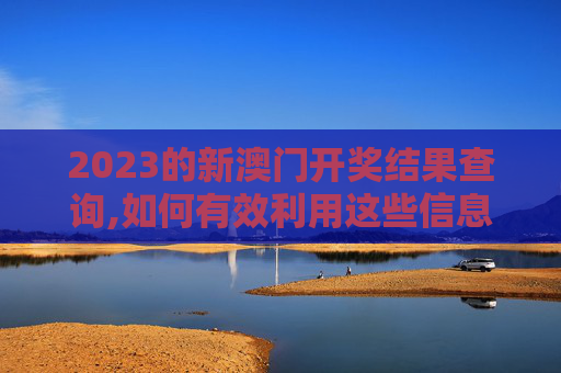 2023的新澳门开奖结果查询,如何有效利用这些信息