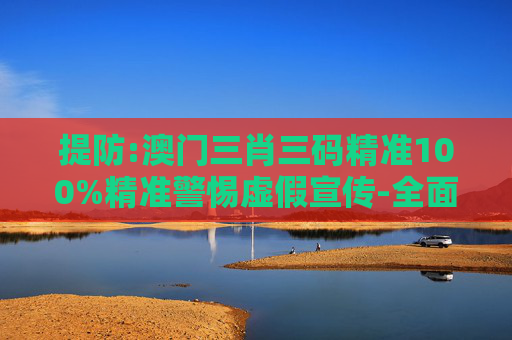 提防:澳门三肖三码精准100%精准警惕虚假宣传-全面释义、解释与落实