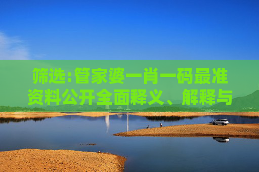 筛选:管家婆一肖一码最准资料公开全面释义、解释与落实