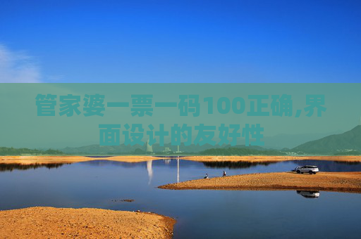 管家婆一票一码100正确,界面设计的友好性