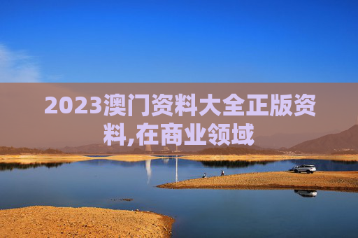 2023澳门资料大全正版资料,在商业领域