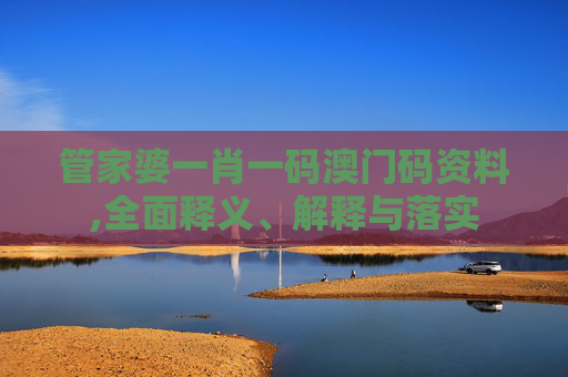 管家婆一肖一码澳门码资料,全面释义、解释与落实